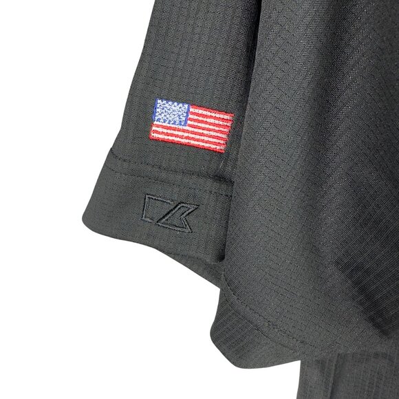 Cutter&Buck Mens Polo Shirt XL Black Sc2 Logo CB DryTec Embroidered Golf Casual - Picture 4 of 8